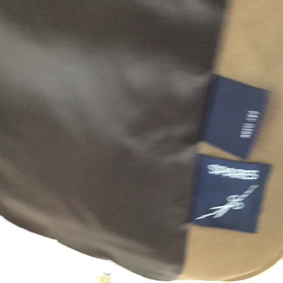 Faux suede brown blazer Roundtree & Yorke size Small - Picture 5 of 10